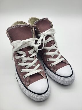 Converse Canvas Dusy Rose High Top Sneakers 7.5
